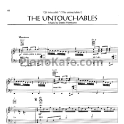 Ноты Ennio Morricone - The untouchables - предпросмотр