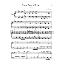 Ноты Vengaboys - Boom boom boom