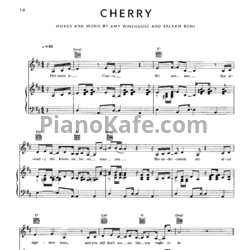 Ноты Amy Winehouse - Cherry - предпросмотр