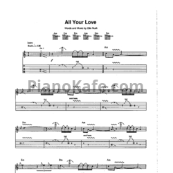Ноты Gary Moore - All your love (Guitar tabs) - предпросмотр