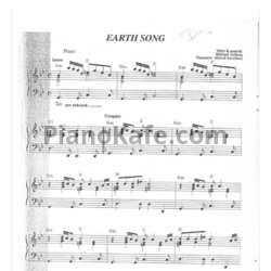 Ноты Michael Jackson - Earth song