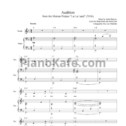 Ноты Justin Hurwitz - Audition - предпросмотр