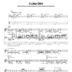 Ноты Red Hot Chili Peppers - I Like Dirt - предпросмотр