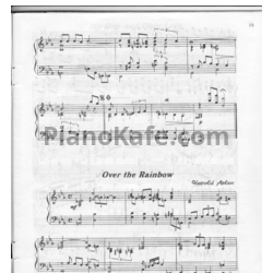 Ноты Harold Arlen - Over the rainbow (Версия 2) - предпросмотр