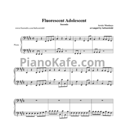 Ноты Arctic Monkeys - Fluorescent adolescent (в 4 руки, 2 партия) - предпросмотр