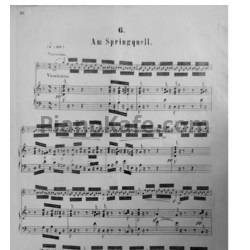 Ноты Ф. Давид - Am springquell (Op. 39, №6) - предпросмотр