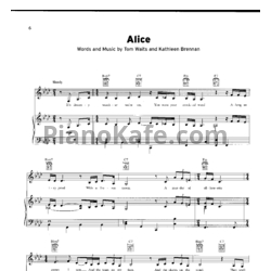 Ноты Tom Waits - Alice