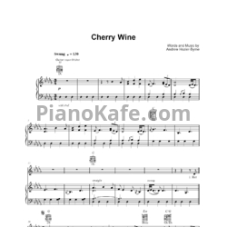 Ноты Hozier - Cherry wine - предпросмотр