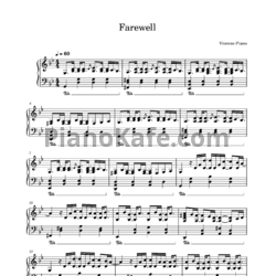 Ноты Vicenzo Piano - Farewell - предпросмотр