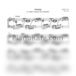 Ноты Vladimir Titov - Fantasy (Akatonbo, Autumn) Op.11 No.9 - предпросмотр