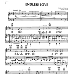 Ноты Diana Ross feat. Lionel Richie - Endless Love - предпросмотр