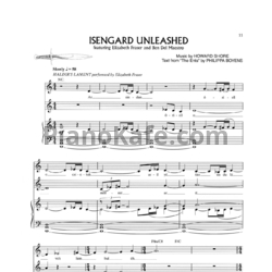 Ноты Howard Shore - Isengard unleashed - предпросмотр