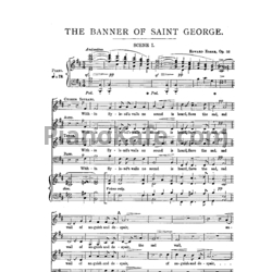 Ноты Эдуард Элгар - The banner of Saint George  (Op. 33) - предпросмотр