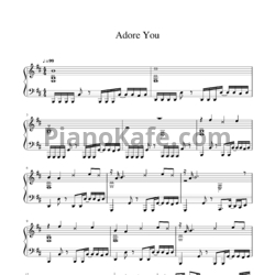 Ноты Harry Styles - Adore you