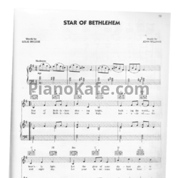 Ноты John Williams - Star of Bethlehem - предпросмотр
