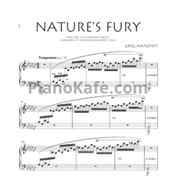 Ноты Greg Maroney - Nature's fury - предпросмотр
