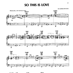 Ноты George Benson - So this is love - предпросмотр