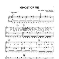Ноты Daughtry - Ghost of me - предпросмотр