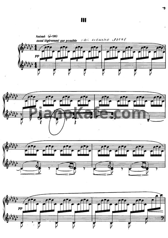 Ноты Claude Debussy - Ветер на равнине - PianoKafe.com