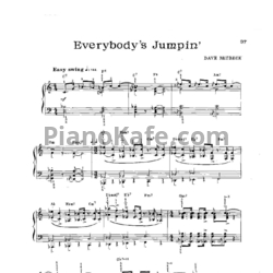 Ноты Dave Brubeck - Everybody's jumpin' - предпросмотр