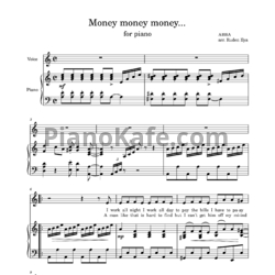 Ноты ABBA - Money, money, money (arr. Ruden Ilya) - предпросмотр