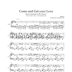 Ноты Redbone - Come and get your love (Piano Medley) - предпросмотр