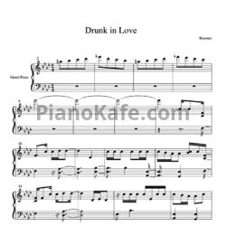 Ноты Beyonce feat. Jay-Z - Drunk in love - предпросмотр