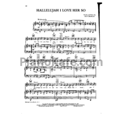 Ноты Ray Charles - Hallelujah I love her so - предпросмотр