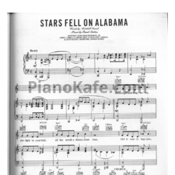 Ноты Billie Holiday - Stars fell on Alabama - предпросмотр