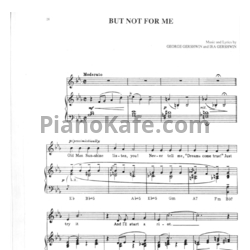 Ноты George Gershwin - But not for me - предпросмотр