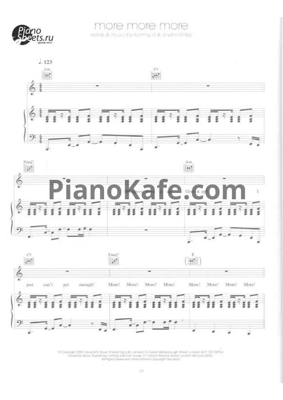 Ноты Kylie Minogue - Fever (Книга нот) - PianoKafe.com