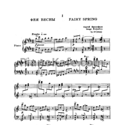 Ноты Сергей Прокофьев - 10 пьес для фортепиано из балета "Золушка" (Op.97) - предпросмотр