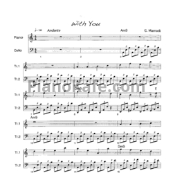 Ноты Giovanni Marradi - With you - предпросмотр