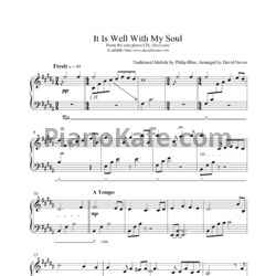 Ноты David Nevue - It is well with my soul - предпросмотр