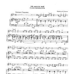 Ноты В. Панин - Ай, весель мой (Русская народная песня) - предпросмотр