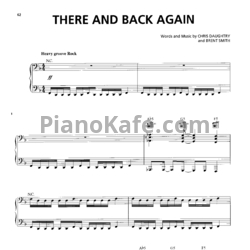 Ноты Daughtry - There and back again - предпросмотр