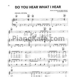 Ноты Carrie Underwood - Do you hear what I hear - предпросмотр