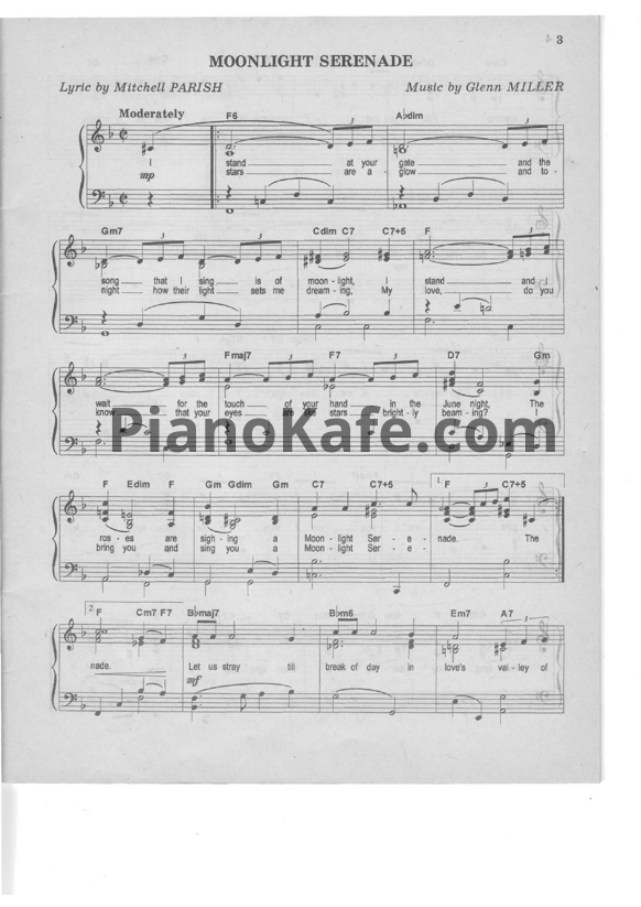 Ноты Серенада Солнечной Долины. Американские Песни (Сборник) - PianoKafe.com