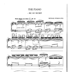 Ноты Michael Nyman - The piano (Книга нот) - предпросмотр