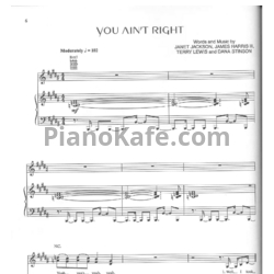 Ноты Janet Jackson - All for you (Книга нот)