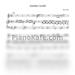 Ноты Brian May - Another world - предпросмотр