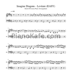 Ноты Imagine Dragons - Levitate - предпросмотр