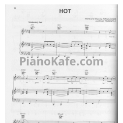 Ноты Avril Lavigne - Hot