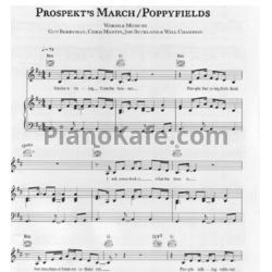 Ноты Coldplay - Prospekts march / Poppyfields - предпросмотр