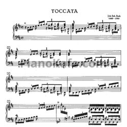 Ноты И. Бах - Токката ре мажор (BWV 912) - предпросмотр