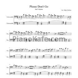 Ноты Joel Adams - Please don't go