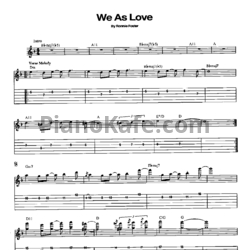 Ноты George Benson - We as love - предпросмотр