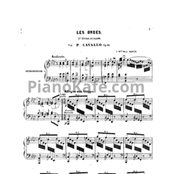 Ноты Peter Cavallo - Les ondes, Op. 28