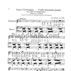 Ноты Ян Сибелиус - 7 песен на слова Рунеберга (Op. 13) - предпросмотр