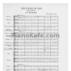 Ноты Эдуард Элгар - Свет жизни (Op. 29, Партитура) - предпросмотр